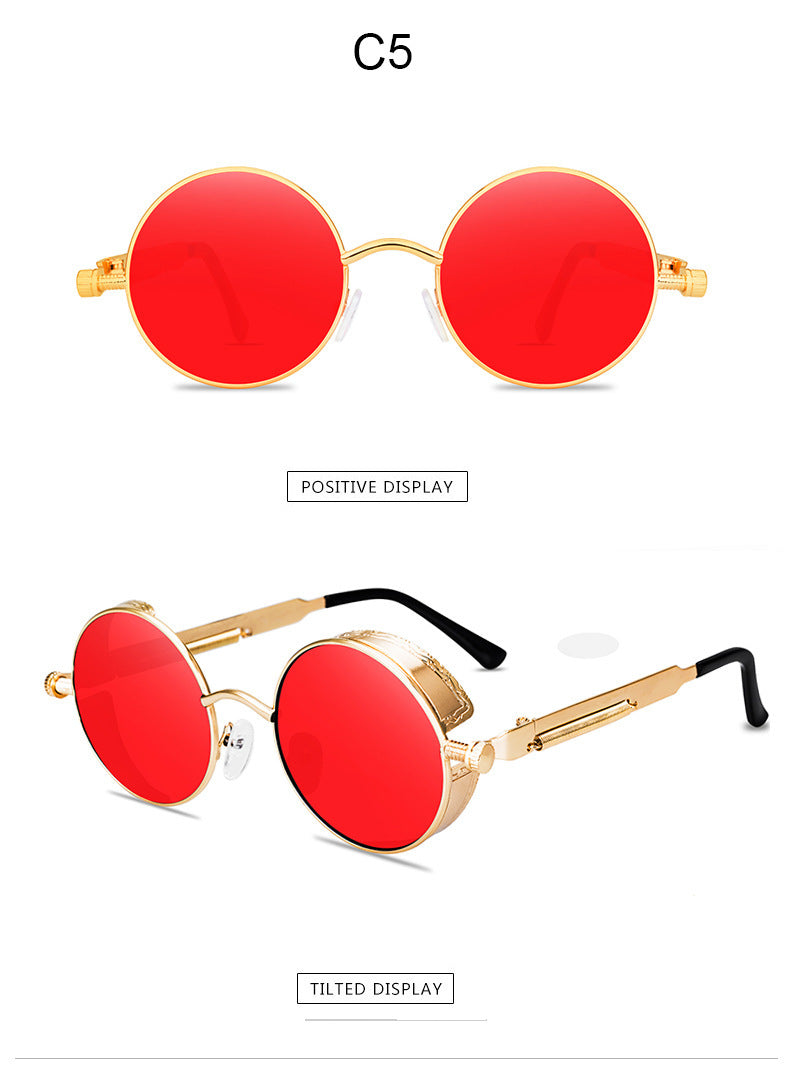 Steampunk Sunglasses - Metal Spring Foot