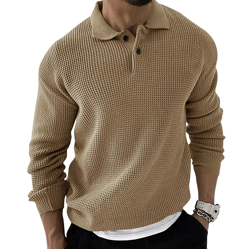 Polo Neck Sweater - Fashionable And Slim