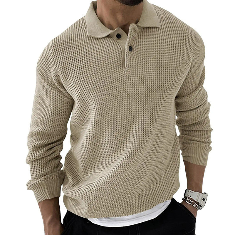 Polo Neck Sweater - Fashionable And Slim