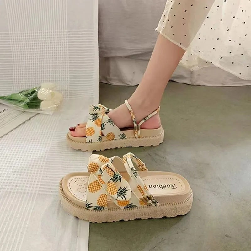 Women's Wear Flat Platform Sandals